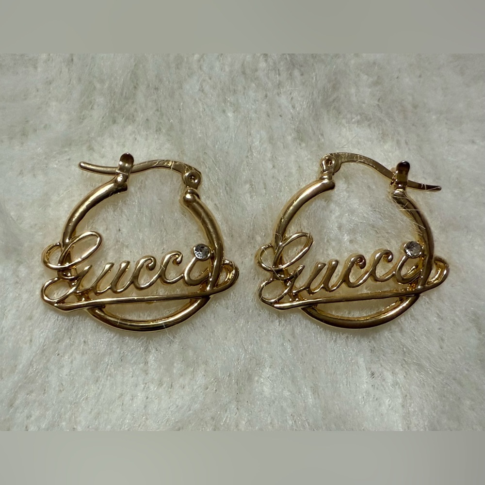 Elegant Hoop GG 18k Goldplated Fashion Jewelry